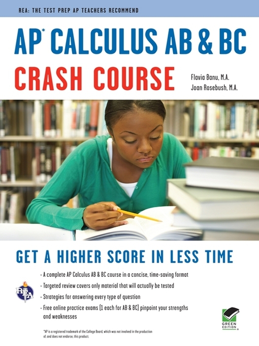 Title details for AP Calculus AB & BC Crash Course by F. Banu - Available